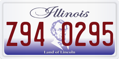 IL license plate Z940295