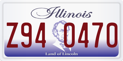 IL license plate Z940470