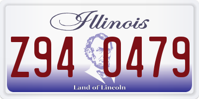 IL license plate Z940479