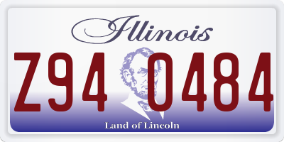 IL license plate Z940484