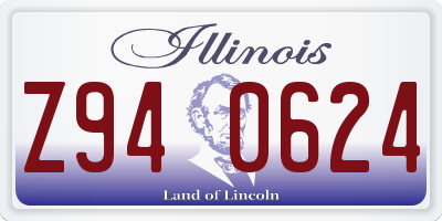IL license plate Z940624