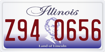IL license plate Z940656