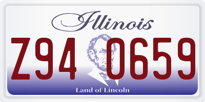 IL license plate Z940659