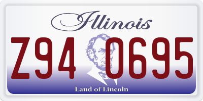 IL license plate Z940695