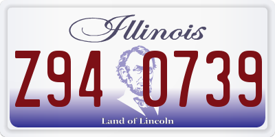 IL license plate Z940739