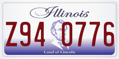 IL license plate Z940776