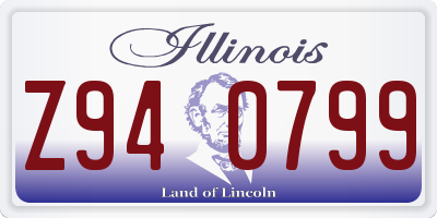 IL license plate Z940799