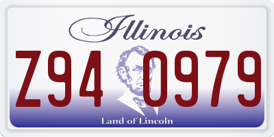 IL license plate Z940979