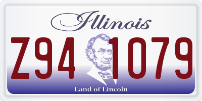 IL license plate Z941079