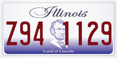 IL license plate Z941129