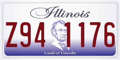 IL license plate Z941176