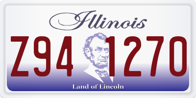 IL license plate Z941270