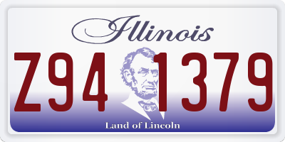 IL license plate Z941379