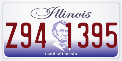 IL license plate Z941395
