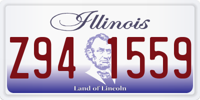 IL license plate Z941559