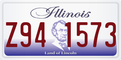 IL license plate Z941573