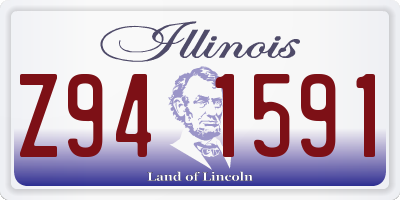 IL license plate Z941591