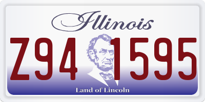 IL license plate Z941595