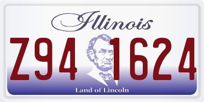 IL license plate Z941624