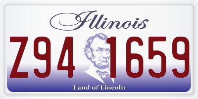 IL license plate Z941659