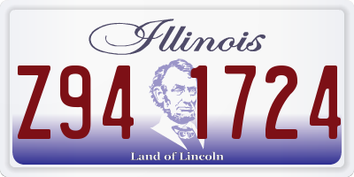IL license plate Z941724