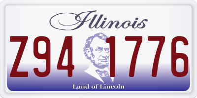 IL license plate Z941776
