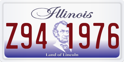 IL license plate Z941976