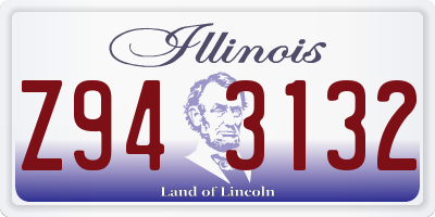 IL license plate Z943132