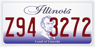 IL license plate Z943272
