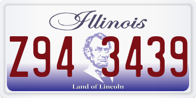 IL license plate Z943439
