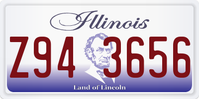 IL license plate Z943656