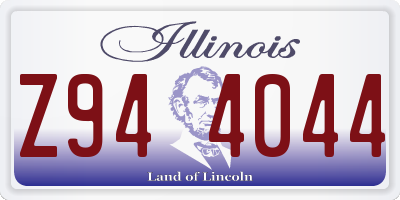 IL license plate Z944044
