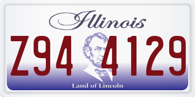IL license plate Z944129