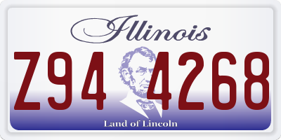IL license plate Z944268
