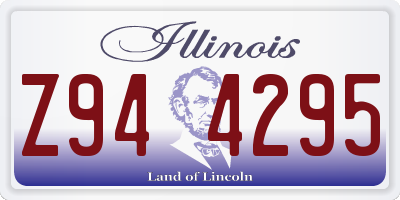 IL license plate Z944295