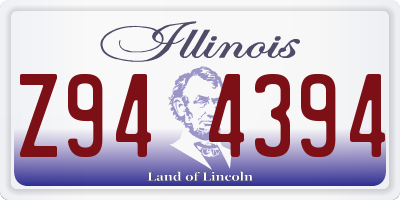 IL license plate Z944394