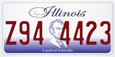 IL license plate Z944423