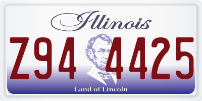 IL license plate Z944425