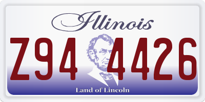 IL license plate Z944426