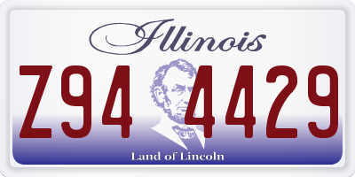 IL license plate Z944429