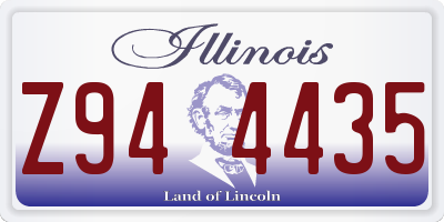 IL license plate Z944435