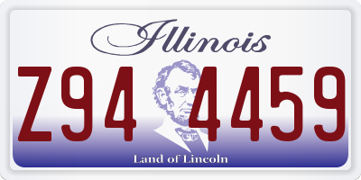 IL license plate Z944459