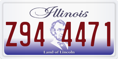 IL license plate Z944471
