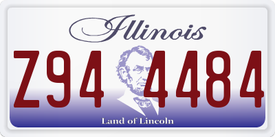 IL license plate Z944484