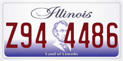 IL license plate Z944486
