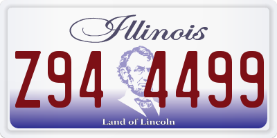 IL license plate Z944499
