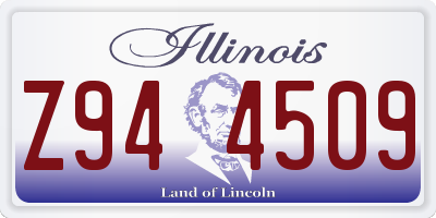 IL license plate Z944509