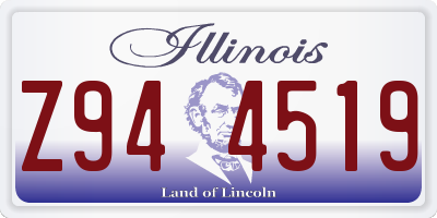 IL license plate Z944519
