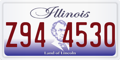 IL license plate Z944530