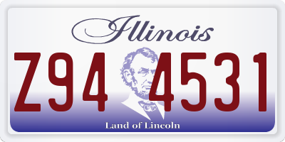 IL license plate Z944531